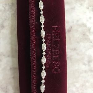 SOLD**Helzberg diamond tennis bracelet!